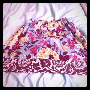Floral skirt